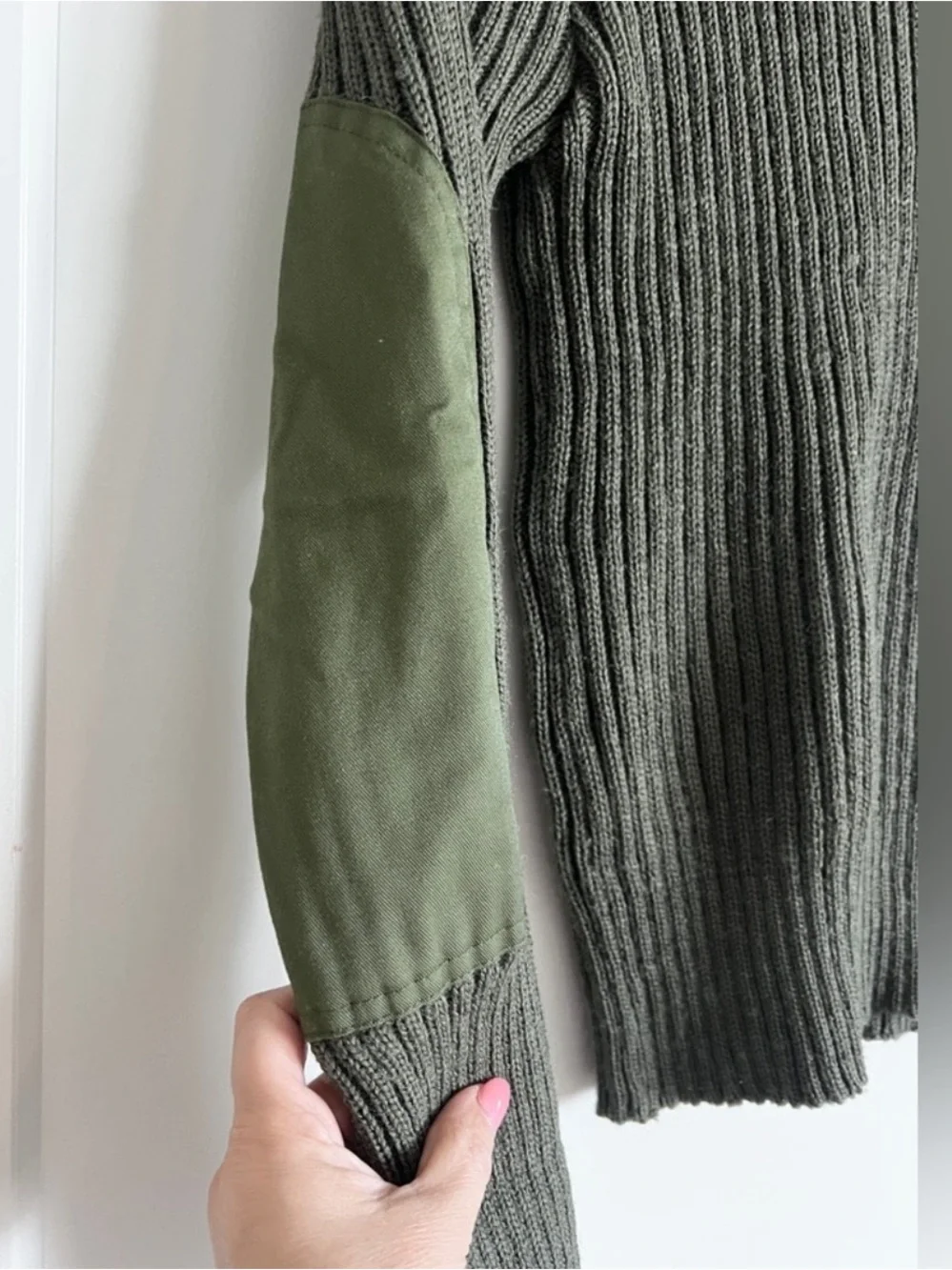 Woolly Pully British Military Commando Sweater Small Pure Wool Made in England